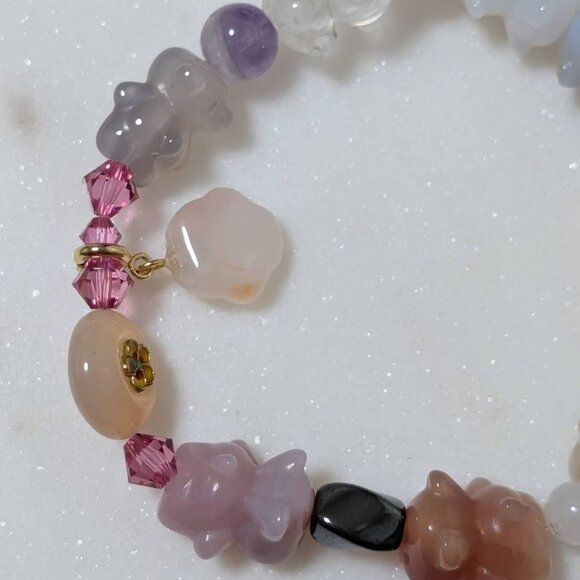 Multiple Quartz One-of-a-Kind Energy Healing Bracelet - Picture 6 of 8